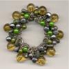 Green charm bracelet