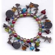 Wholesale Multi Tonal Charm Bracelet