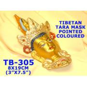 Wholesale TB-305 Tibetan Tara Masks Pointed Coloured