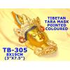 TB-305 Tibetan Tara Masks Pointed Coloured wholesale