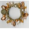 Amber coin bracelet charms wholesale