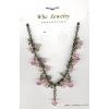 Pink charm necklaces