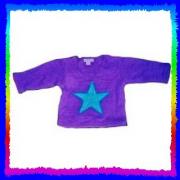 Wholesale Cotton Knit Fair Trade Jumper With BIG STAR Design