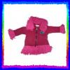 Fair Trade Cotton Knit Jacket With Fluff Trim wholesale