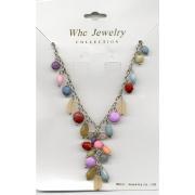 Wholesale Multi Tonal Charm Necklace