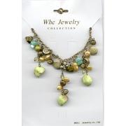 Wholesale Green Charm Necklace