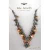 Autmnal cluster necklace chains wholesale