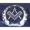 Crystal Masonic Paperweight wholesale