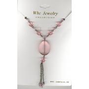 Wholesale Pink Drop Necklace