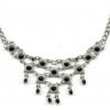 Chandelier Necklace Black wholesale
