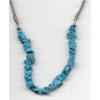 Turquoise chip necklace