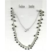 Wholesale Silver Ball Charm Necklace