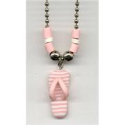 Wholesale Pink Flip Flop Necklace