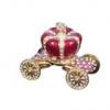 Carriage With Crown Jewelled Trinket Box