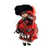 Wholesale Scottish Piper Red Tartan Doll