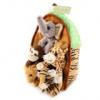 Jungle Animals Soft Toys  In Carry Case wholesale