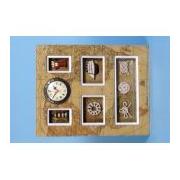 Wholesale Map Background With Nautical Scense Wall Clock