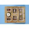 Map Background With Nautical Scense Wall Clock
