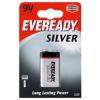 9V Eveready Silver Battery