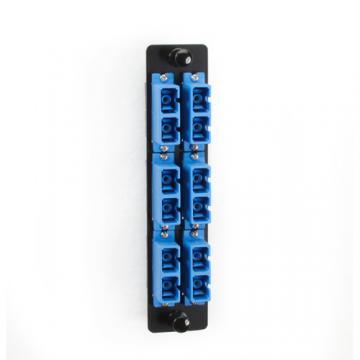 Fiber Adapter Panels   Ceramic 6 Duplex SC Blue Large Image