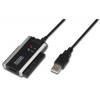 USB2.0 To IDE And SATA Adapter Cable USB A To 40po