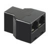 Goobay ISDN T-Adapter. 3x RJ11/RJ14 Female. Black wholesale