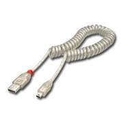 Wholesale Lindy 31925 USB Cable 2 M USB A Mini-USB B Transparent