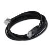 Lindy 34233 Telephone Cable 1 M Black wholesale