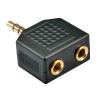 Lindy 35625 Cable Gender Changer 2 X 3.5 Mm Jack 3.5mm Jack Black wholesale