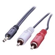 Wholesale Lindy 35686 Audio Cable 15 M 3.5mm 2 X RCA Black