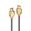 Lindy 1m Ultra High Speed HDMI 2.1 Cable Gold Line