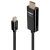 Lindy 40910 Video Cable Adapter 0.5 M Mini DisplayPort HDMI Type A (Standard) Black wholesale