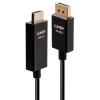 Lindy 40924 Video Cable Adapter 0.5 M DisplayPort HDMI Type A (Standard) Black wholesale