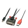Lindy 41995 Video Cable Adapter 0.5 M DVI-D Mini Displayport Black wholesale