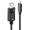 Lindy 43306 Video Cable Adapter 7.5 M USB Type-C DisplayPort Black wholesale