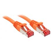 Wholesale Lindy S/FTP PatchCord Cat6. CU. Orange. 0.5m