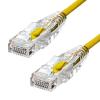 ProXtend Ultra Slim CAT6A U/UTP CU LSZH Ethernet Cable Yellow 75cm wholesale