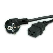 Wholesale VALUE Power Cable CEE7/7 To C19. 16A. Black. 3.0m