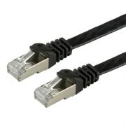 Wholesale Value Flat CAT6 FTP Ethernet Cable Black 0.5m