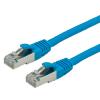 Value CAT6 S/FTP CU LSZH Ethernet Cable Blue 0.5m