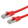 Value CAT6 S/FTP CU LSZH Ethernet Cable Black 1m