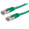 Value CAT6 S/FTP CU Ethernet Cable Green 10m