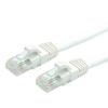 Value CAT6A UTP CU Ethernet Cable White 1m
