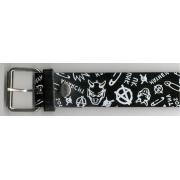 Wholesale Leather Belt - Blk Anarch