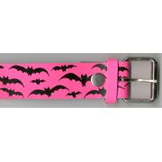 Wholesale Leather Belt Pink Bats