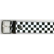 Wholesale Leather Belt Black Check