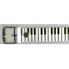 Leather belt black piano wholesale apparel