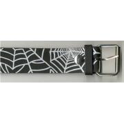 Wholesale Leather Belt Spiders Web Black