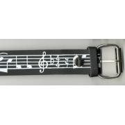 Wholesale Leather Belt - Black Music