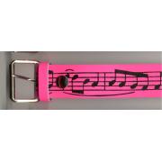 Wholesale Leather Belt - Pink Music